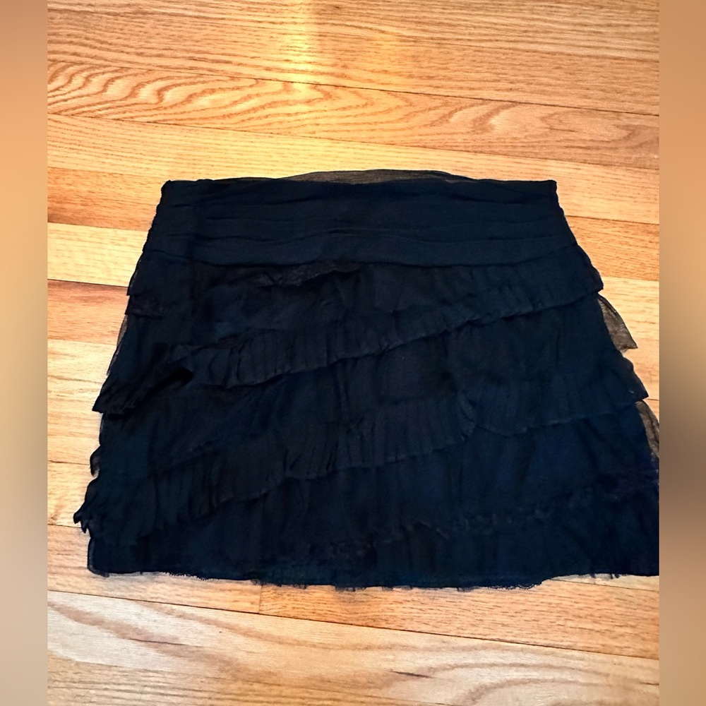 Juicy Couture Black Lace Skirt